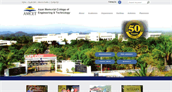 Desktop Screenshot of amcet.co.in